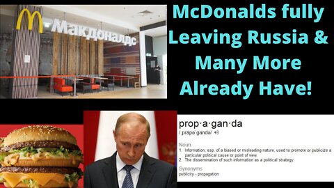 NO MORE Big Macs in Russia!!