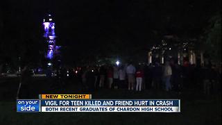 Vigil for Chardon teen killed in crash