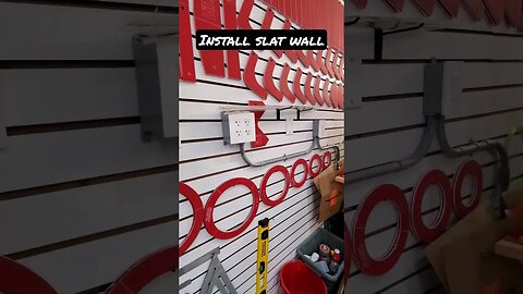 Install Slat Wall everywhere I'm your garage / shop