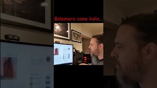 Bolsonaro come índio? - Nando Moura React #shorts