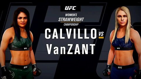 EA Sports UFC 3 Gameplay Paige VanZant vs Cynthia Calvillo
