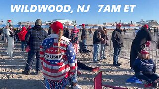 7AM LINE WAITING FOR TRUMP RALLY