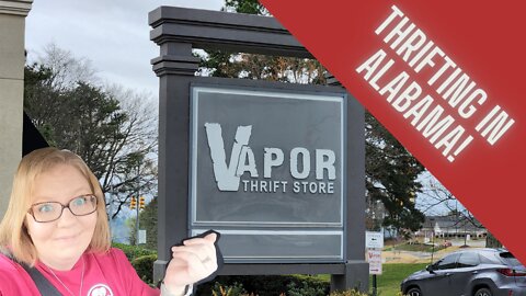 Sourcing at Vapor Thrift Store in Birmingham, Alabama!