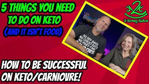 5 things you need to do to be successful on keto (And they don't involve food) | How to start keto