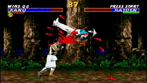 Ultimate Mortal Kombat Trilogy (Genesis) - Kano MKI - Hardest - No Continues.