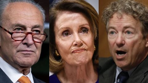 "Crazy Times" Watch Smart Sen. Rand Paul Humilliates Schumer and Nancy Pelosi in Congress