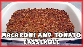 Macaroni and Tomato Casserole