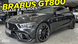 NOVA MERCEDES AMG GT63S BRABUS 800 EXCLUSIVO NO BRASIL E NO MUNDO MONSTRO DE 800 CV E + DE 100 KGFM!