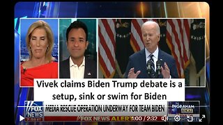 Vivek thinks Biden Trump debate is a setup, sink and swim for Biden