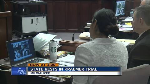 State rests in Kraemer trial