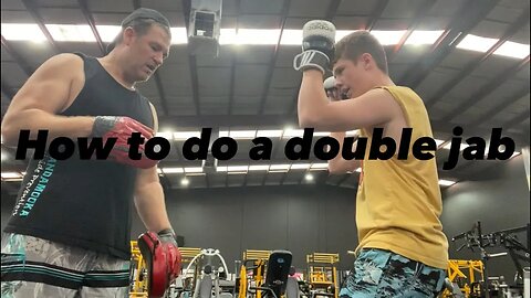 How to do a double jab boxing, boxing basics