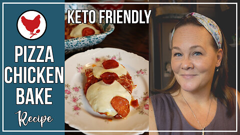 Easy Dinner - Ready in Minutes! | Pizza Chicken Bake (Keto Friendly)