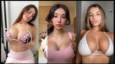 TikTok Busty Babes Big Boobs / Compilation Hot, sexy girls