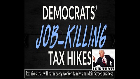 BIDEN TAX HIKE PROPOSAL WILL CRIPPLE THIS COUNTRY AND IS DEVISTATING FOR THE MIDDLE AND LOWER CLASS!