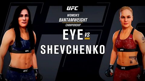 EA Sports UFC 3 Gameplay Valentina Shevchenko vs Jessica Eye