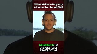 What Makes a Property a Home Run for AirBnB #shorts