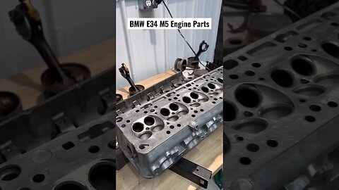 BMW E34 M5 Engine Parts #bmw #bmwm5 #bmwe34 #diy #cars #restoration #automotive #engine #tools