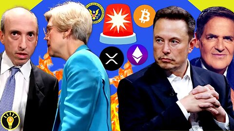 🚨ELON MUSK & MARK CUBAN GO AFTER SEC GARY GENSLER & ELIZABETH WARREN HAMAS CRYPTO FUD!