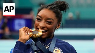 Simone Biles on her mental health challenges after winning gymnastics all-around gold