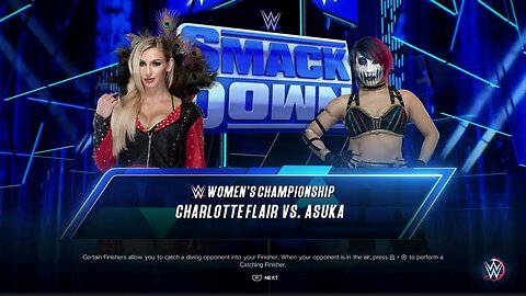 Smackdown Charlotte Flair vs Asuka WWE Women’s Championship