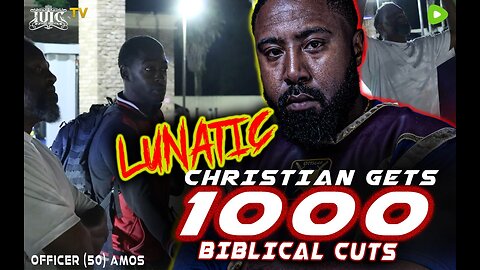 Lunatic Christian Gets 1000 Biblical Cuts