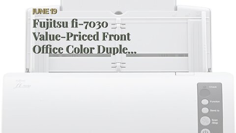 Fujitsu fi-7030 Value-Priced Front Office Color Duplex Document Scanner with Auto Document Feed...