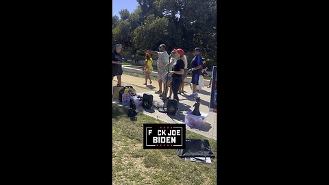 Man Triggered by ‘F*** Joe Biden’ Flag at Trump Rally 😁 Emotions Run High in LA!