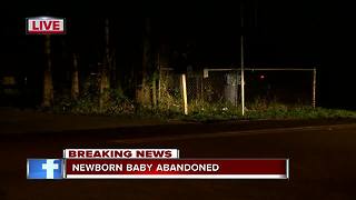 Newborn baby found abandoned near Tampa intersection