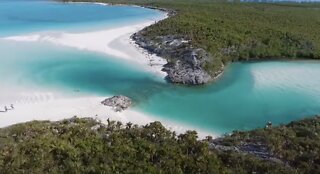 The Waterslide at Shroud Cay, Exuma, Bahamas