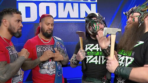 Viking Raiders show The Usos their axes: SmackDown, Jan. 28, 2022 @0vikash