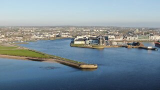 Drone incredibly captures dolphins in Galway Bay, Ireland