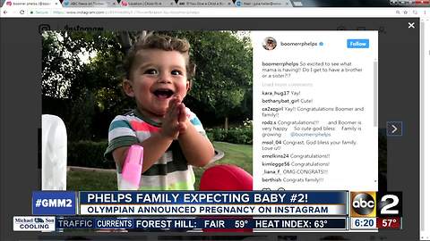 Michael Phelps announces second child on the way via Instagram