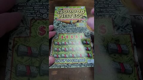 EGG Lottery Ticket Scratch Offs!