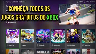 Todos os Jogos Gratuitos do Xbox Atualizado