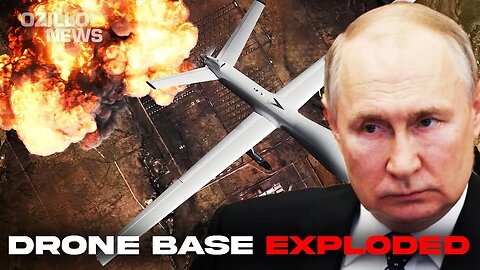 The Worst Moment of the War for Russia! Ukraine Blows Up Russian Drone Base!