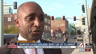 Councilman Lucas speaks out after arrest