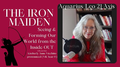 New Moon! Aquarius 21. Leo 21.The Iron Maiden. Astrology. Symbol. Podcast. Sabian Degree