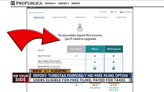 Report: TurboTax purposefully hid free filing option