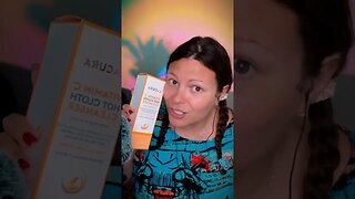 ASMR | Skin Care with the Lacura Vitamin C Hot Cloth Cleanser from Ald 🍊 #asmr #shorts #asmrshorts
