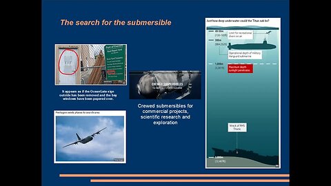 The search of the debris field of the Titan submersible. Five persons lost at sea: VI