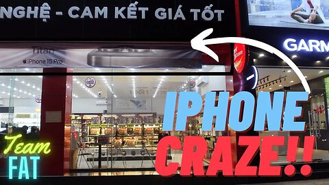 Insane Iphone 15 Craze in Vietnam.......Over 3,000 USD for Iphone 15 Pro Max....
