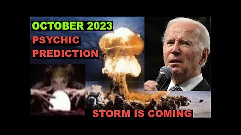 OCTOBER 2023 PSYCHIC PREDICTION - WARNING TOTAL DEVASTATION !!! Bitcoin prediction & THE STORM