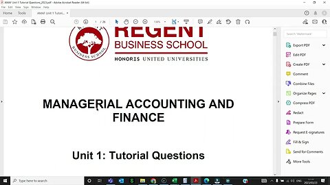 Advanced Management Accounting and Finance