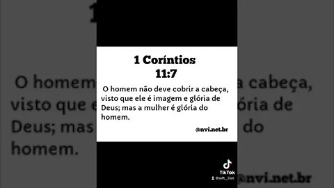 1 Coríntios 11:7