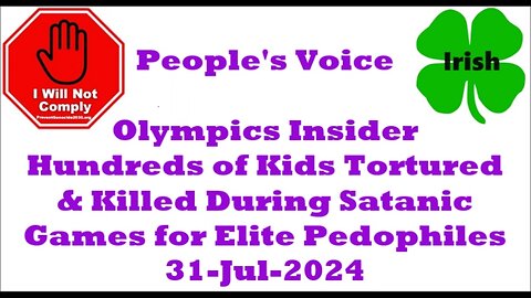 Hundreds of Kids Tortured & Killed During Satanic Games for Elite Pedophiles 31-Jul-2024