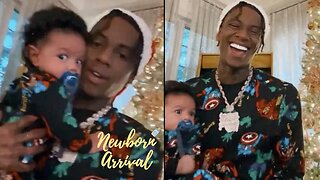Soulja Boy Goes Live With Son KeAndre For The 1st Time! 👶🏽