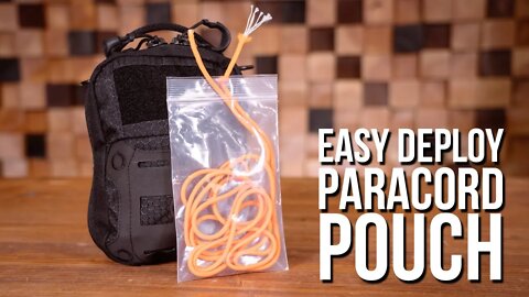 Easy Deploy Paracord Pouch