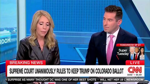 Jornalistas da CNN lamentam a Suprema Corte americana sobre elegibilidade de Trump
