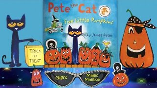 READ ALOUD: Pete the Cat Five Little Pumpkins [Great for counting]