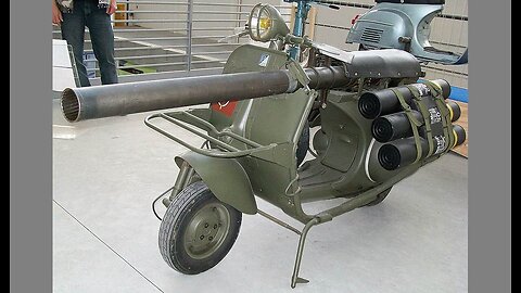 Military Oddities I - Warfare on the Cheap: The Vespa Anti-Tank Scooter